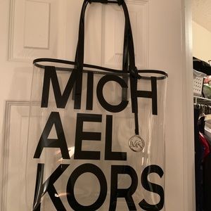 Michael Kors clear tote